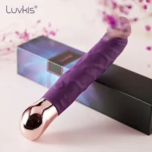 Luvkis ซิลิโคนคู่หัวกระต่าย Vibrator 10 ความเร็ว USB ชาร์จช่องคลอดและ Clitoris นวดเพศของเล่นสำหรับผู้หญิง(China)
