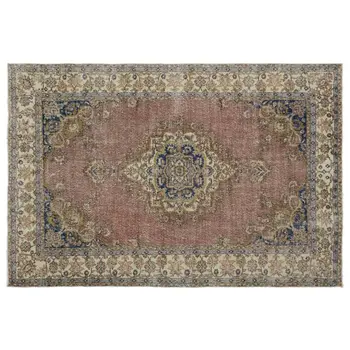 

Handmade Natural Vintage Turkish Area Rug 206x300 Cm-6'9''X9'10''