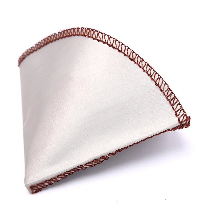 

1PCS Replacement Washable Coffee Filter Reusable Coffee Filter Pot Mesh Brewer Tool Cloth Strainer