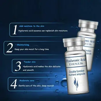 10pcs Hyaluronic Acid Vitamins Serum Moisturizing Anti Anti Aging Collagen Liquid Nourish Water Tender Skin