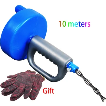 

New Sewer Blockage Hand Tool Kitchen Cleaning Toilet Pipe Dredger 10 meters Drains Dredge Pipes Sewer Sink Cleaning tools