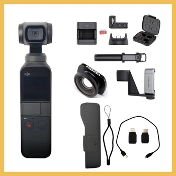 

DJI Osmo Pocket the smallest 3-axis stabilized handheld camera with Smartphone 4K 60fps Video option Expansion Kit brand new