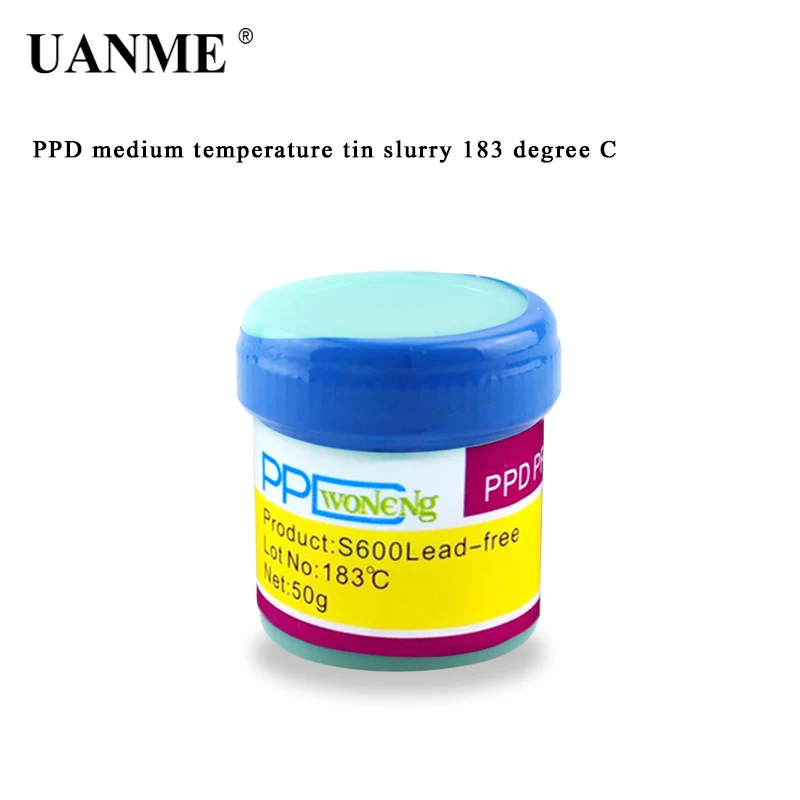 UANME PPD Best Melting Point 138 / 183 degrees Lead-free low temperature solder paste for A8 A9 A10 A11 CHIP Special tin pulp panoramic welding helmet