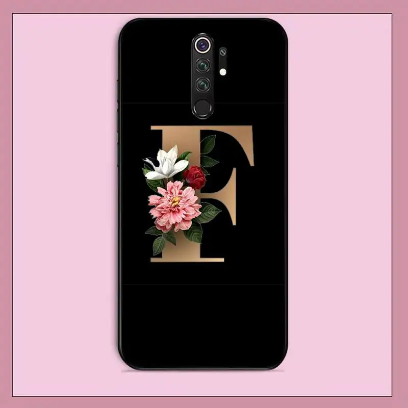 TOPLBPCS изготовленный на заказ 26 Английских Букв цветок исходный чехол для телефона
