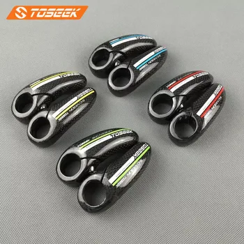 

Hot New MTB Bicycle Handlebars Horn Carbon Bike Small Auxiliary Handlebar Ends MTB Accessories Parts 2019 Ultralight Bar Ends