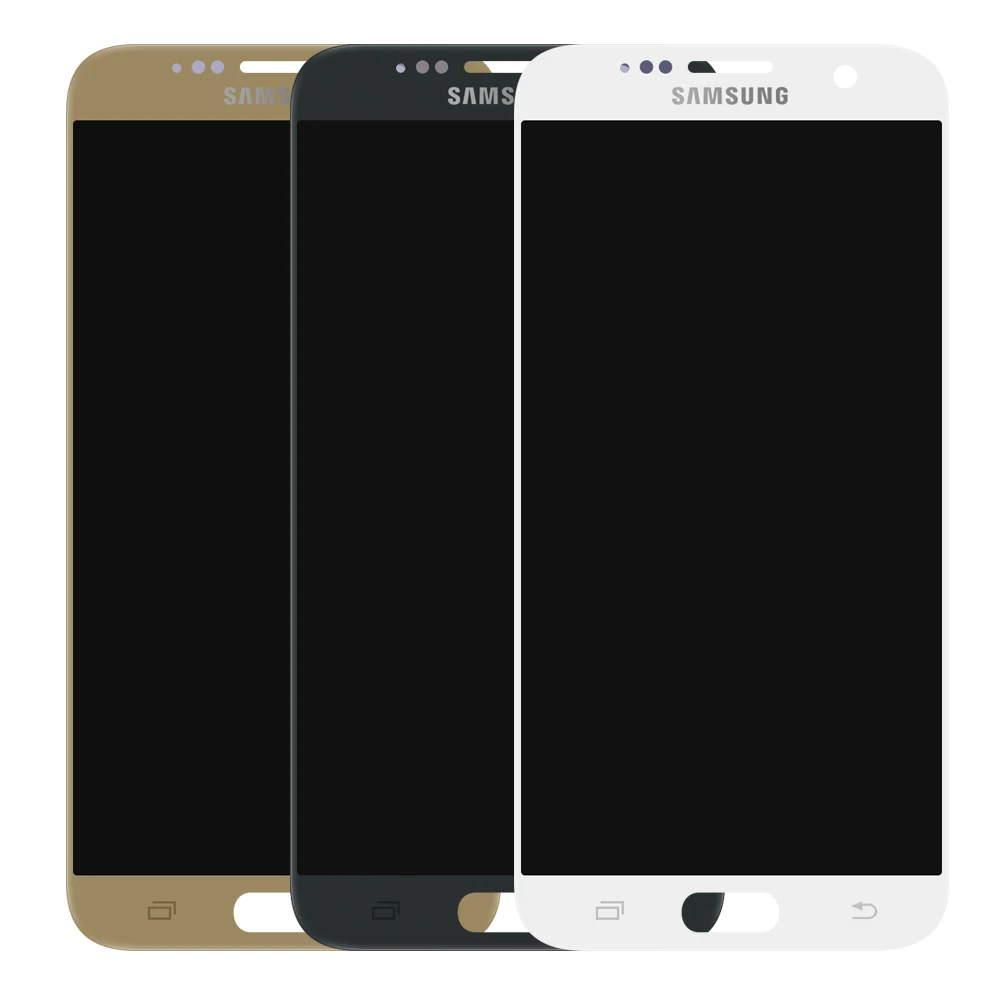 5,1 ''для samsung Galaxy S7 G930 G930F ЖК-дисплей кодирующий преобразователь сенсорного экрана в сборе TFT lcd Регулируемая яркость Замена