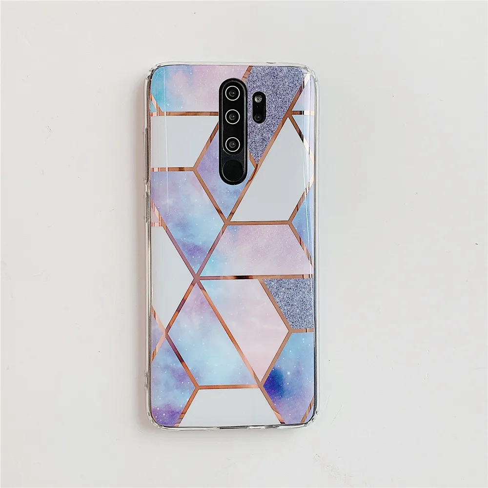 Мраморный чехол для Xiaomi Redmi Note 8 7 6 5 Pro, мягкий геометрический силиконовый чехол для телефона Xiomi Redmi Note 8 7 6 5 Global Funda