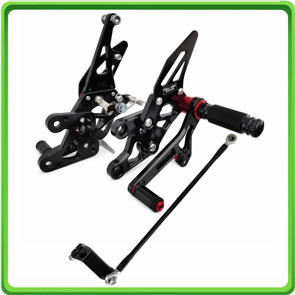 Adjustable Rearsets rear set sets footrest foot rest pegs pedal for Yamaha FZ1 2006-2016 & FZ8 2010 2011 2012 2013 non-ABS Black Adjustable Rearsets rear set sets footrest foot rest pegs pedal for Yamaha FZ1 2006-2016 & FZ8 2010 2011 2012 2013 non-ABS Black