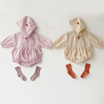 

Baby Romper Baby Boy Clothes Spring Summer With Hat Long sleeve Baby Clothes Newborn Baby Jumpsuit Boys Girls Jumpsuit