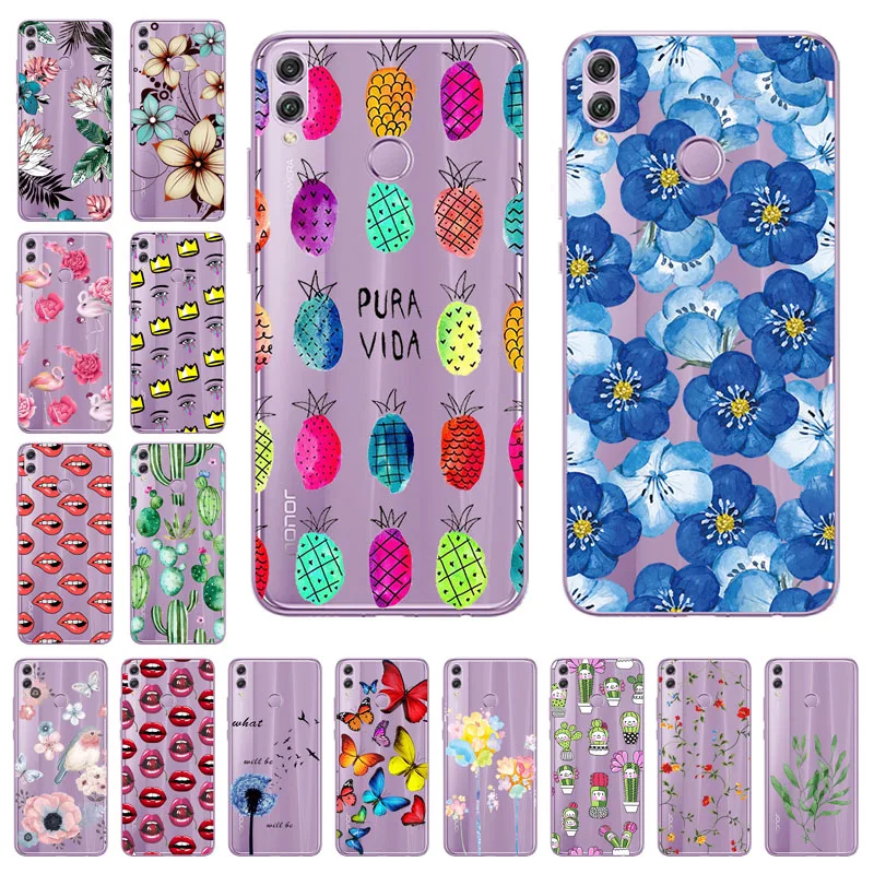 

Silicon Soft TPU Case For Huawei Honor 8X Case Transparent Clear Cover For Huawei Honor 8X Max Covers Back Coque Fundas