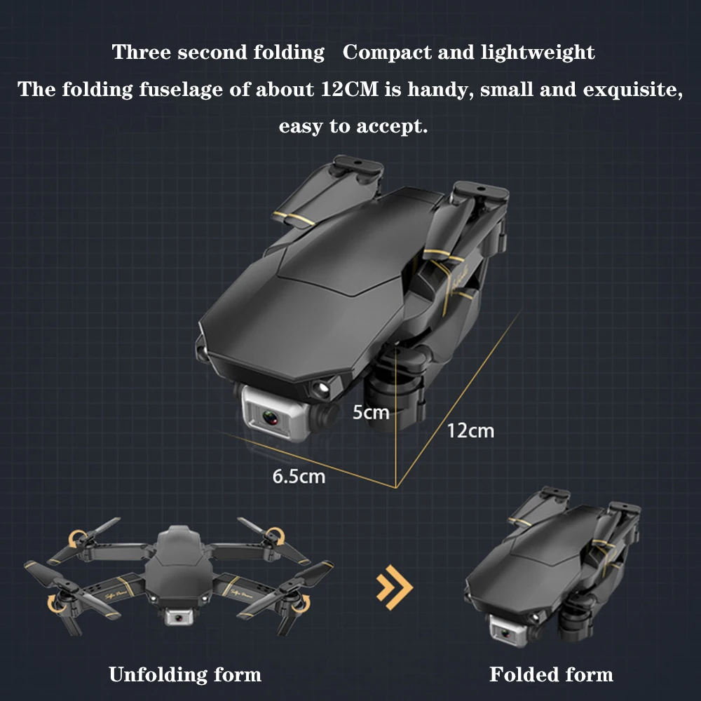 GD89 Drone Global Drone with HD Aerial Video Camera 1080P RC Drones X Pro RC Helicopter FPV Quadrocopter Dron Foldable toy