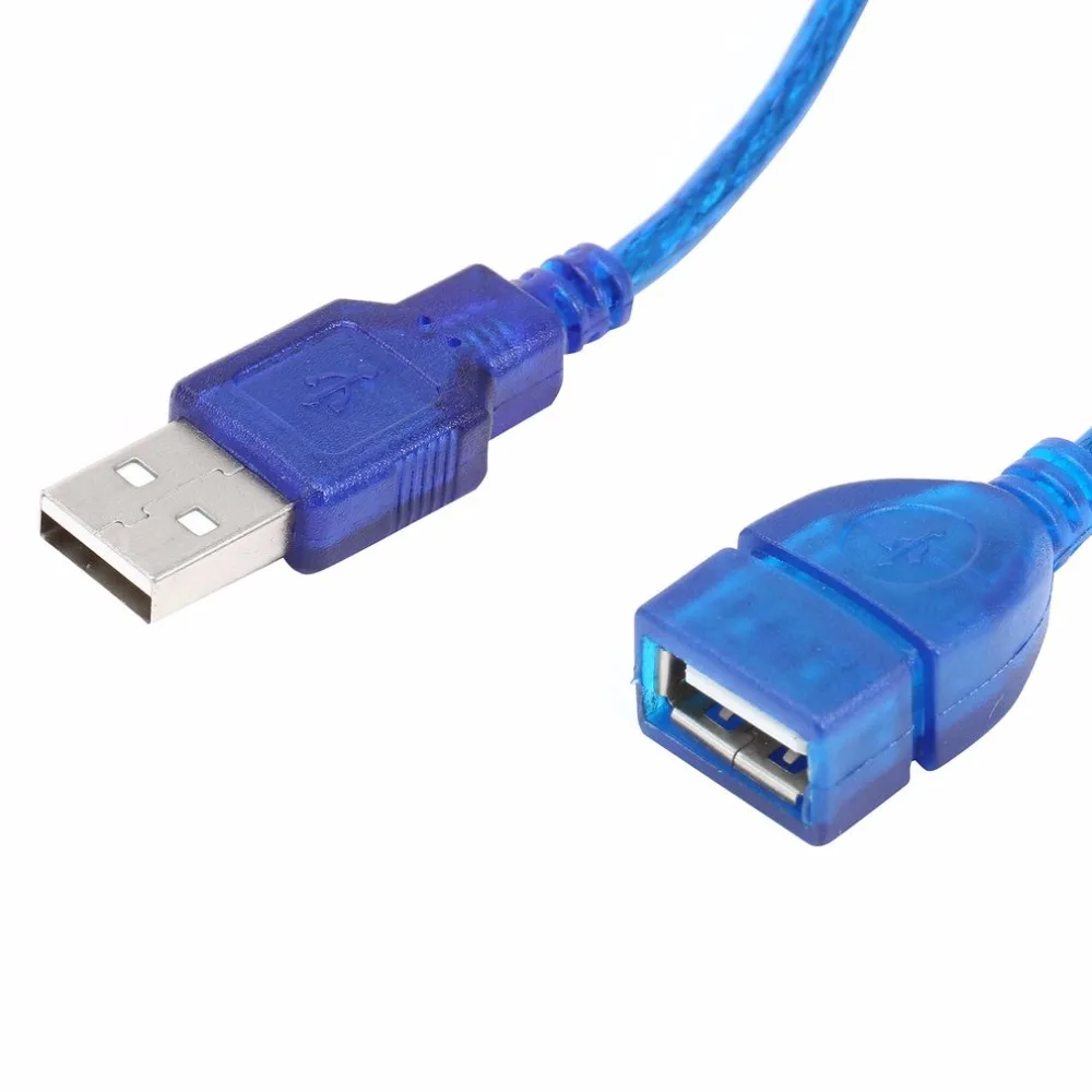 JINCHI 1/1.5/2/3 м анти помех USB 2 0 Удлинительный Кабель "папа" в женскому удлинитель