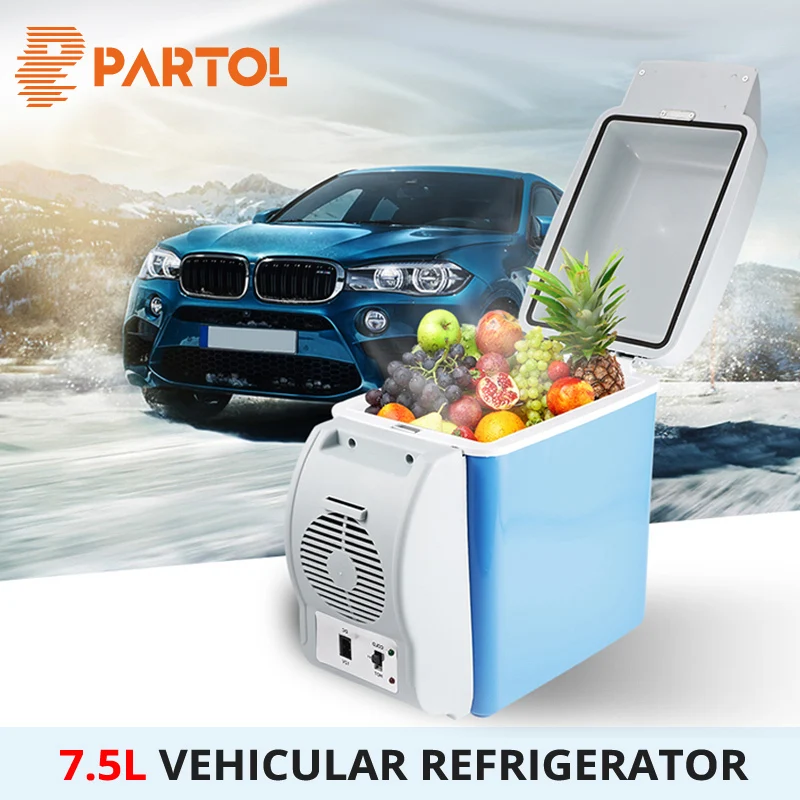75LMiniAutoRefrigeratorFreezerDC1224VAC220VFridgeIcebox