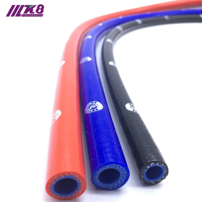 Straight Silicone Coolant Hose 1 Meter Length Intercooler Pipe ID 28mm 30mm 32mm 35mm 38mm Red/Blue/Black