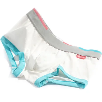 

Korean Style New Men Low Waist Cotton White Underwear Sexy Boxers Brand Soft Breathable Panties Man Boxeur Homme Underpants
