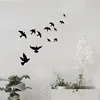 Group of birds Wall Sticker Black carved PVC Living room Sofa TV background decoration Mural Decals art stickers wallpaper ► Photo 3/6