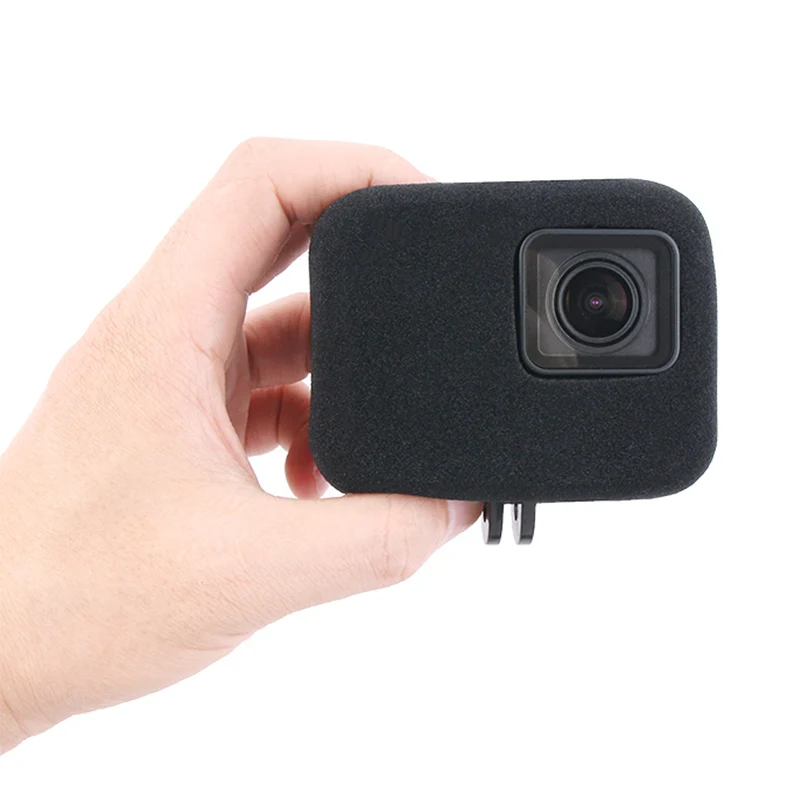 for hero 5 6 7 Чехол PATCHSKY для Gopro Go Pro HERO 5, 6, 7, черный,, защитный чехол с защитой от ветра - Цвет: for hero 5 6 7