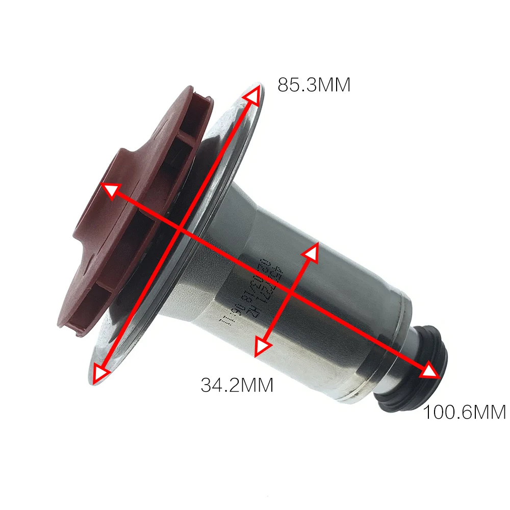 O rotor do motor da bomba de