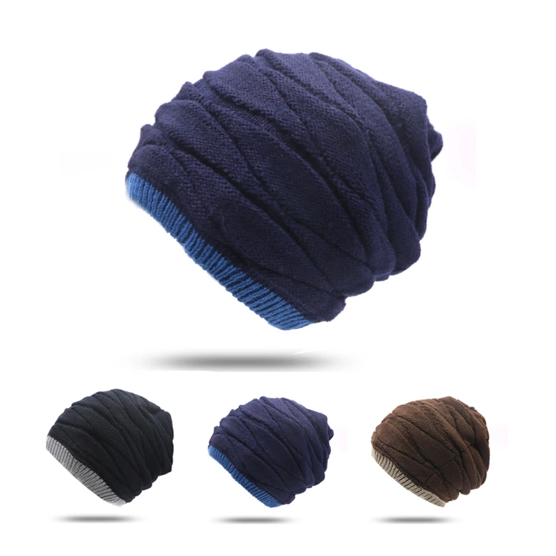 Осенне-зимняя теплая вязаная шапка, цветные шапочки Skullies Beanies, шапки для женщин и мужчин, модная шапка с принтом, Уличная Повседневная Кепка в стиле хип-хоп
