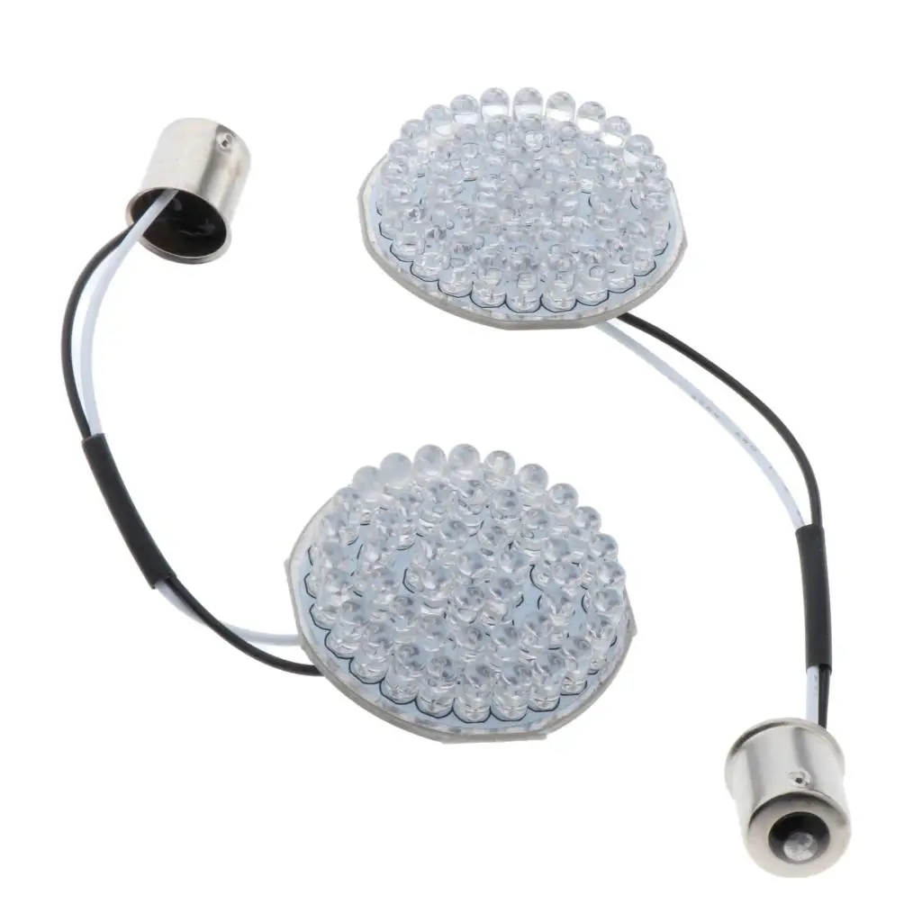 2ピース 個bullet Front Led Lights Luminan Model High Panelに適用harley Sials Turn 格安販売中 Front