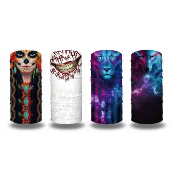 

Fashion Digital Printing Face Cover Multifunction Seamless Neck Tube Headwear Motorcycle Scarf Soft Washable Practical