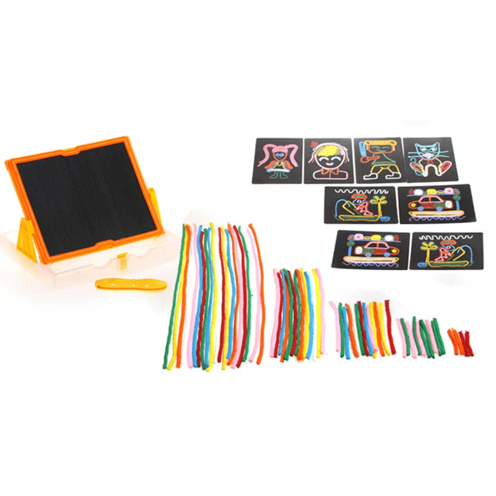 Игрушка для рисования, Детская шерстяная линия, доска для письма, Игрушки для раннего образования, игрушки для малышей