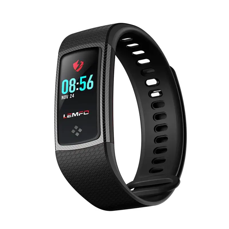 IP67 Waterproof Multifunctional Fitness Bracelet Smart Bracelet Motion Recording Pedometer Heart Rate Monitor for Android iOS