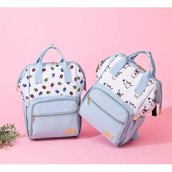 

Mummy Diaper Bags Mom Maternity Nappy Backpack New Fashion Portable Light Multifunction Waterproof Nursing Bag for Baby Care