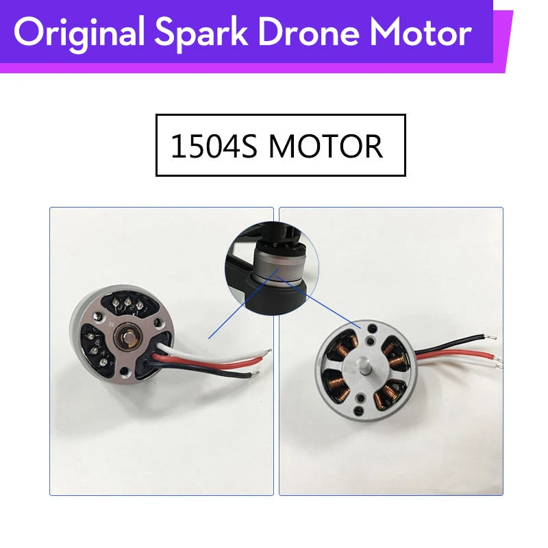 Оригинальный Spark Дрон двигатель запасные части CW 1504S голый запасная часть