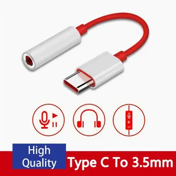 

Original USB Type C To 3.5mm Earphone Jack Adapter Aux Audio For One Plus 6T 7 Pro Usb-c Music Converter Cable For Xiaomi Huawei