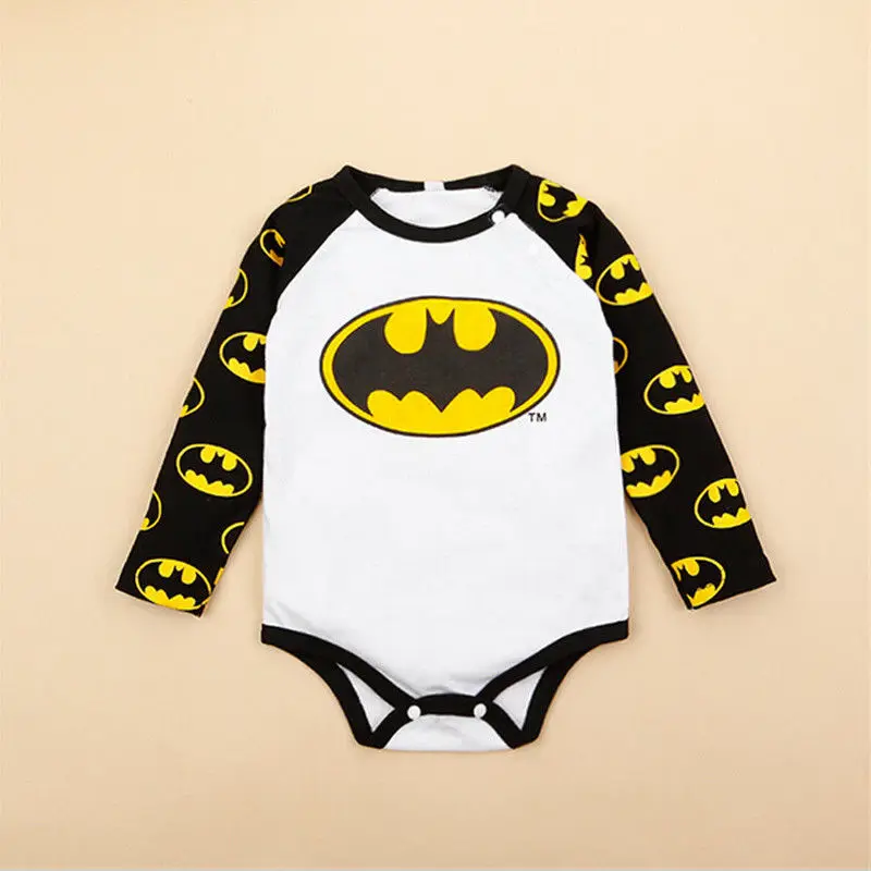 Meihuida Baby Costumes Ropa Bebe Cotton Long Sleeve Superman Baby Rompers  Batman Newborn Baby Boy Clothes Birthday Baby Clothes| | - AliExpress