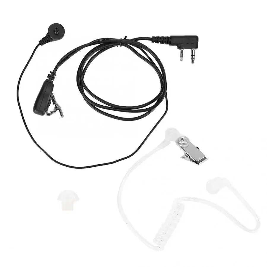 2 Pin Трубка наушник с горловой микрофон наушник для переговорного устройства Bluetooth гарнитура для Hytera радио Puxing