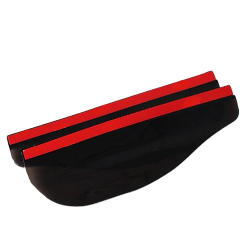 2 шт. черная Автомобильная наклейка на зеркало заднего вида с защитой от дождя