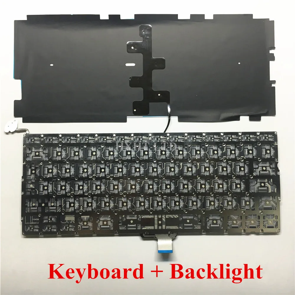 KB with BL A1278 UK Клавиатура с подсветкой для Macbook Pro 1" A1278 Клавиатура ноутбука Великобритании английская модель 2009 2010 2011 2012 год - Цвет: KB with BL
