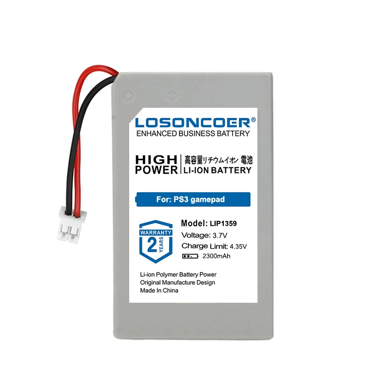 0 Cycle LOSONCOER 2300 мАч LIP1359 Сменный аккумулятор для sony PS3 CECHZC2E Dualshock 3 беспроводной контроллер+ Бесплатные инструменты