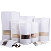 10 шт diy мульти размер белое окно крафт-бумажный мешок самозапечатывания семена дыни& чайный лист& Матовый Красный Дата упаковка мешок может быть на заказ
