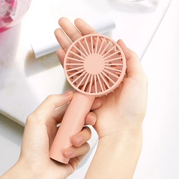 

1200mAh USB Rechargeable Creative Mini Aromatherapy Fan Mute Usb Charging Portable Student Desktop Handheld Pocket Mini Fan