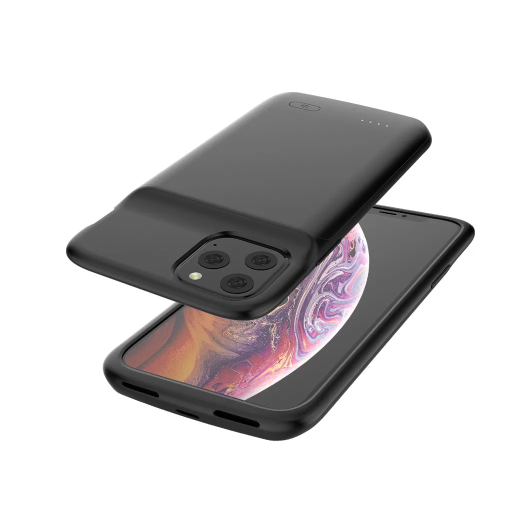 30#4800 mAh Чехол дополнительный аккумулятор телефон банк питания зарядная крышка для iphone 11 Pro Max 6,5 дюймов зарядное устройство крышка