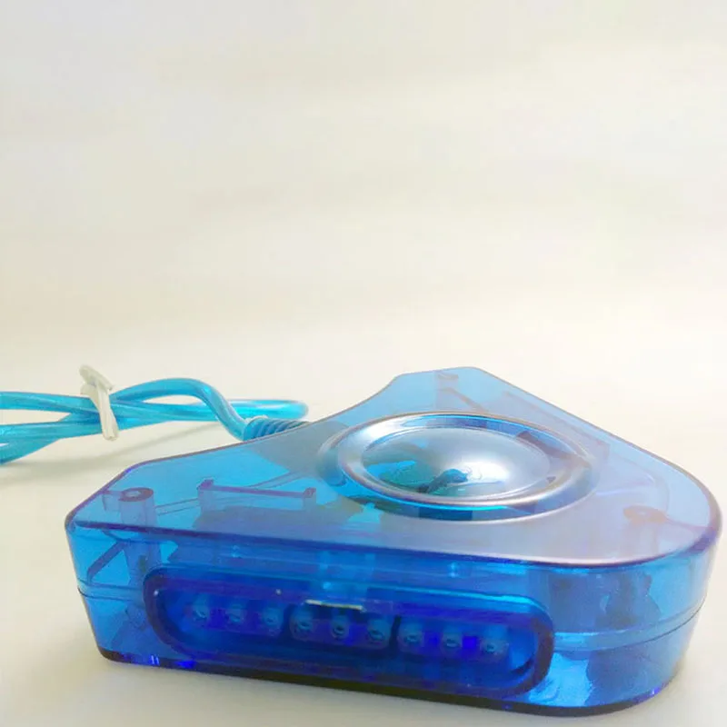 Двойной USB контроллер плеер кабель конвертер PS2 к ПК USB адаптер PS2 привлекательный ПК USB контроллер джойпад геймпад для Playstation