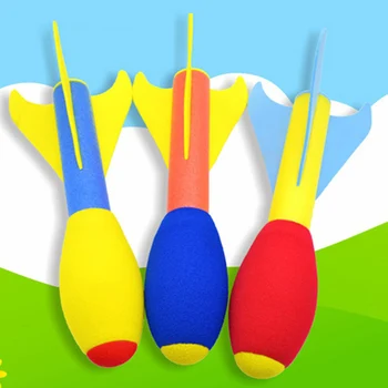 

Summer Portable Soft Rocket Long Distance Diving Torpedoes Mini Outdoor Children Toys Ejection Missile Throwing Training