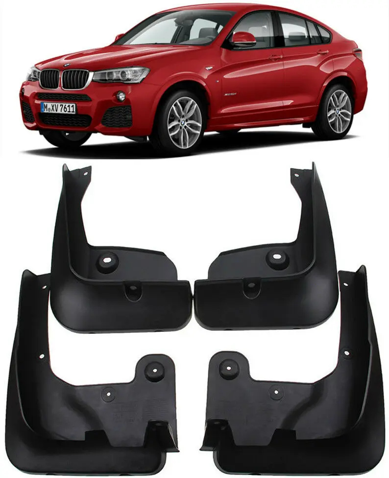 4 шт. брызговики для автомобиля BMW X4 M40i M Sport F26 2015 2016 2017 2018|Грязезащита| |