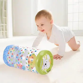 

Crawl Plastic Training Roller Infant Inflatable Durable Roller Bao Exercise Early Learning Infants Toddlers Stimulation Growth