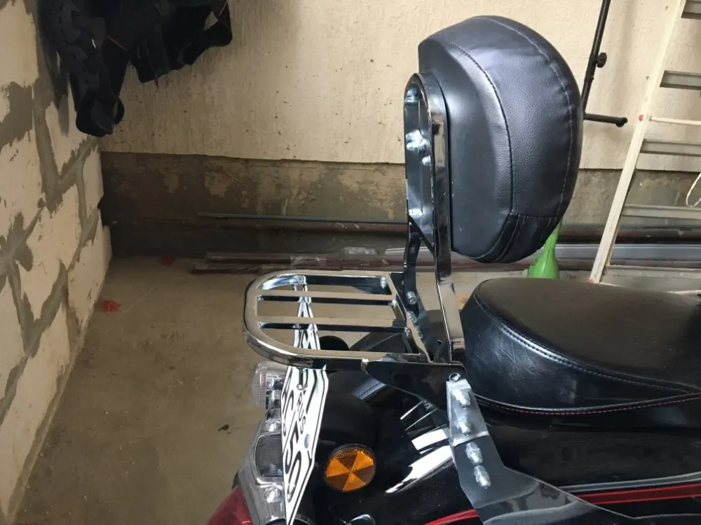 

Chrome Motorcycle Sissy Bar Luggage Rack For Suzuki Intruder Volusia VL800 2001 2002 2003 2004 2005 2006 2007 2008 2009 2010