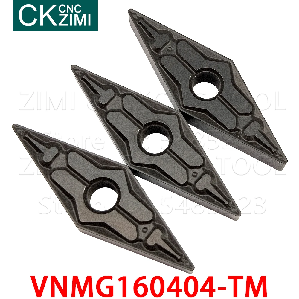 

10P VNMG160404-TM ZM6030 VNMG 160404 TM карбидные вставки внешний токарный вставляет инструменты CNC механический металлический токарный инструмент для стали
