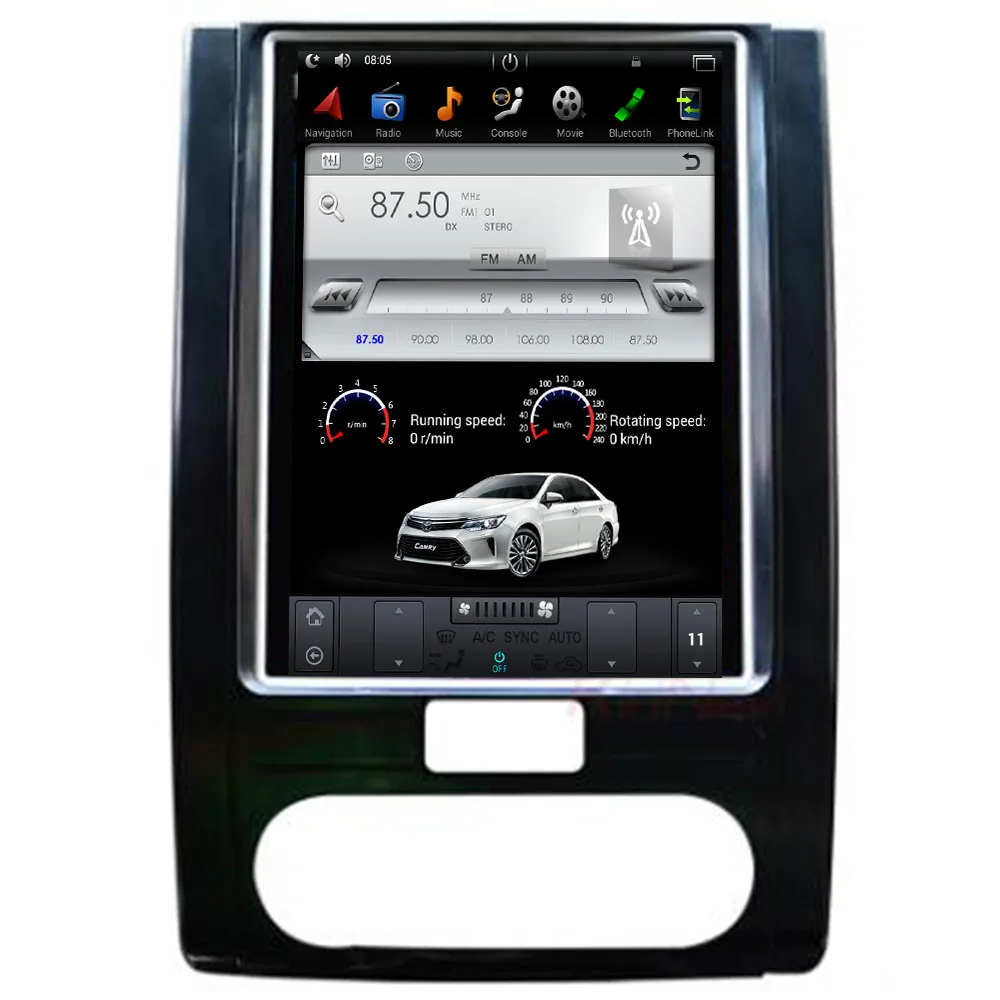

For NISSAN X-TRAIL Qashqai 07+10.4" Touch Display Android 9.0 6.0 7.1 Car Radio MP5 Audio GPS Navigation Monitor Multimedia Play