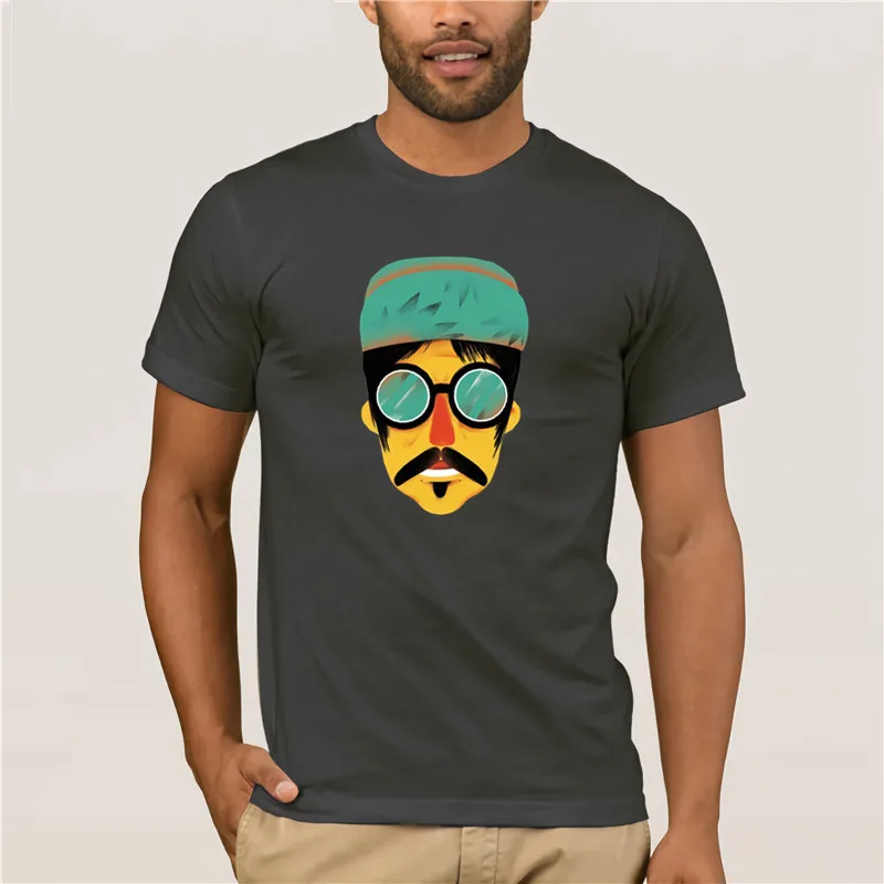 Футболка с рисунком перца чили, camiseta de dibujos animados de Anthony camiseta de verano para Hombre Camisetas - Цвет: charcoal gray