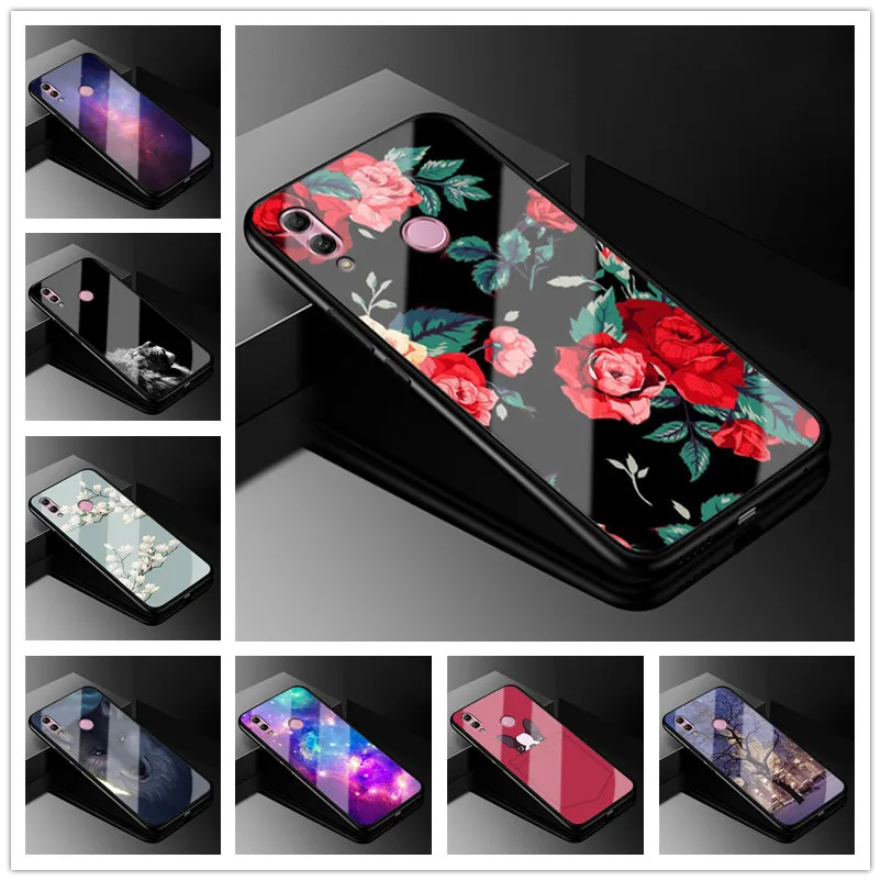 

For Huawei Honor 10 Lite Case Tempered Glass Phone Cover For Huawei Honor 7X 5X 9 7 View 20 6c Pro 9 Lite Soft Bumper 9lite