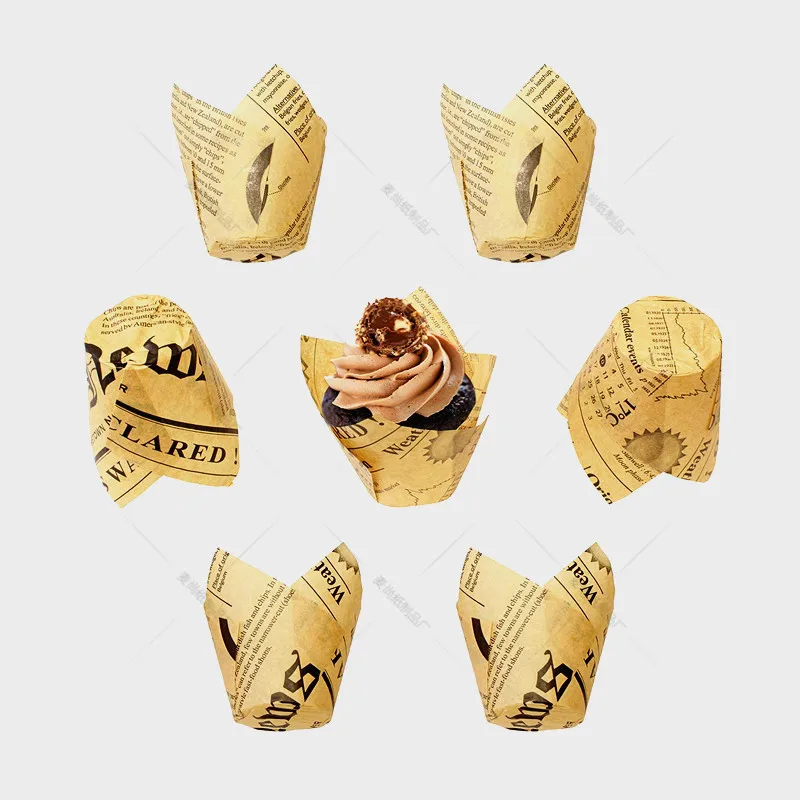

5/10pcs Classical Cupcake Paper Cups Cake Tray Oilproof Cupcake Liner Baking Cup Case Wedding Caissettes Cupcake Wrapper Paper
