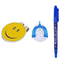 Качественный лайнер для гольфа с милым намагниченным мячом для гольфа, маркер, зажим на шляпе, подарок для гольфа