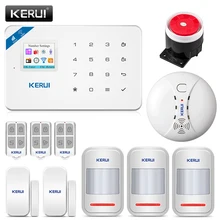 KERUI W18 Wi-Fi GSM IOS/Android приложение управление сигнализации набор ЖК GSM SMS беспроводной против взлома alarmas de seguridad para